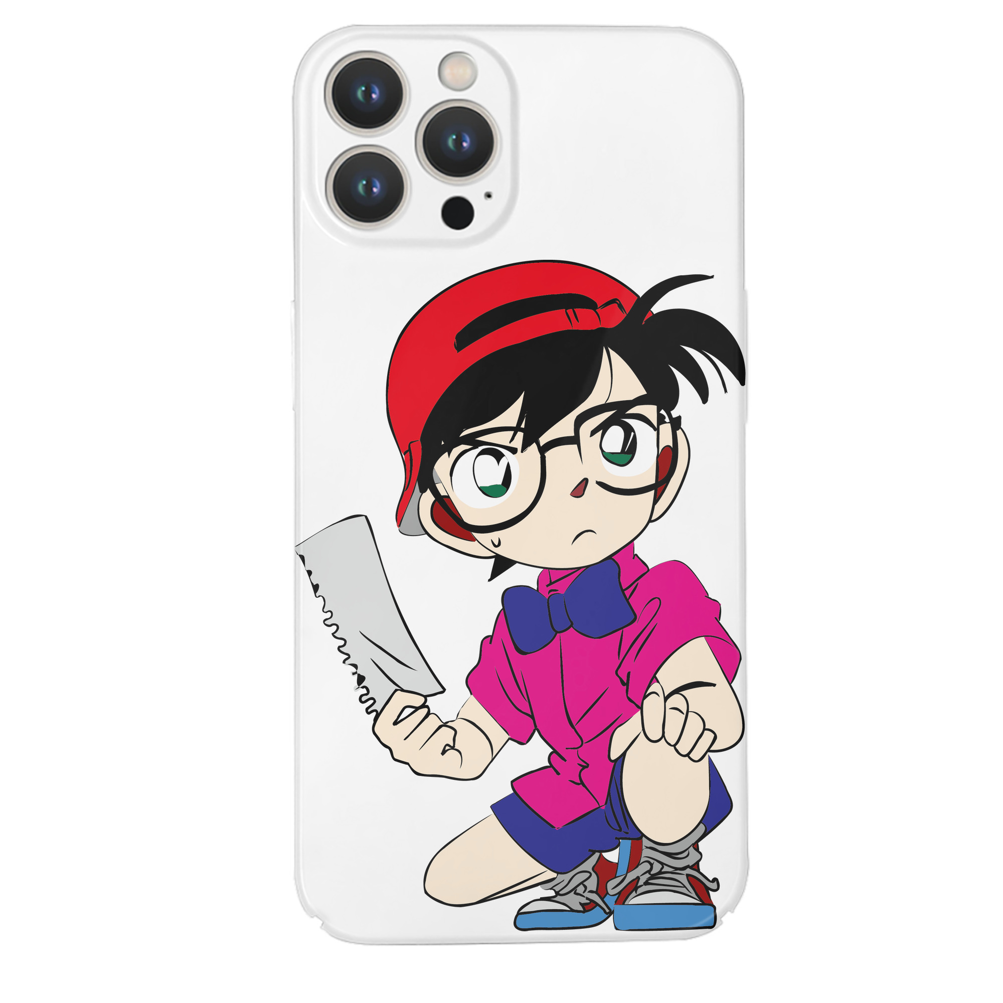 （画像用） 名探偵コナン 江戸川 コナン Detective Conan Conan Edogawa 【iPhone 14シリーズ対応】ハードケース